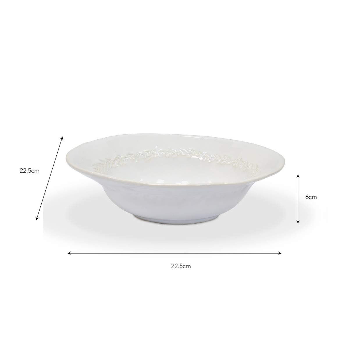 Garden Trading Overton Bowl Set of 4 White