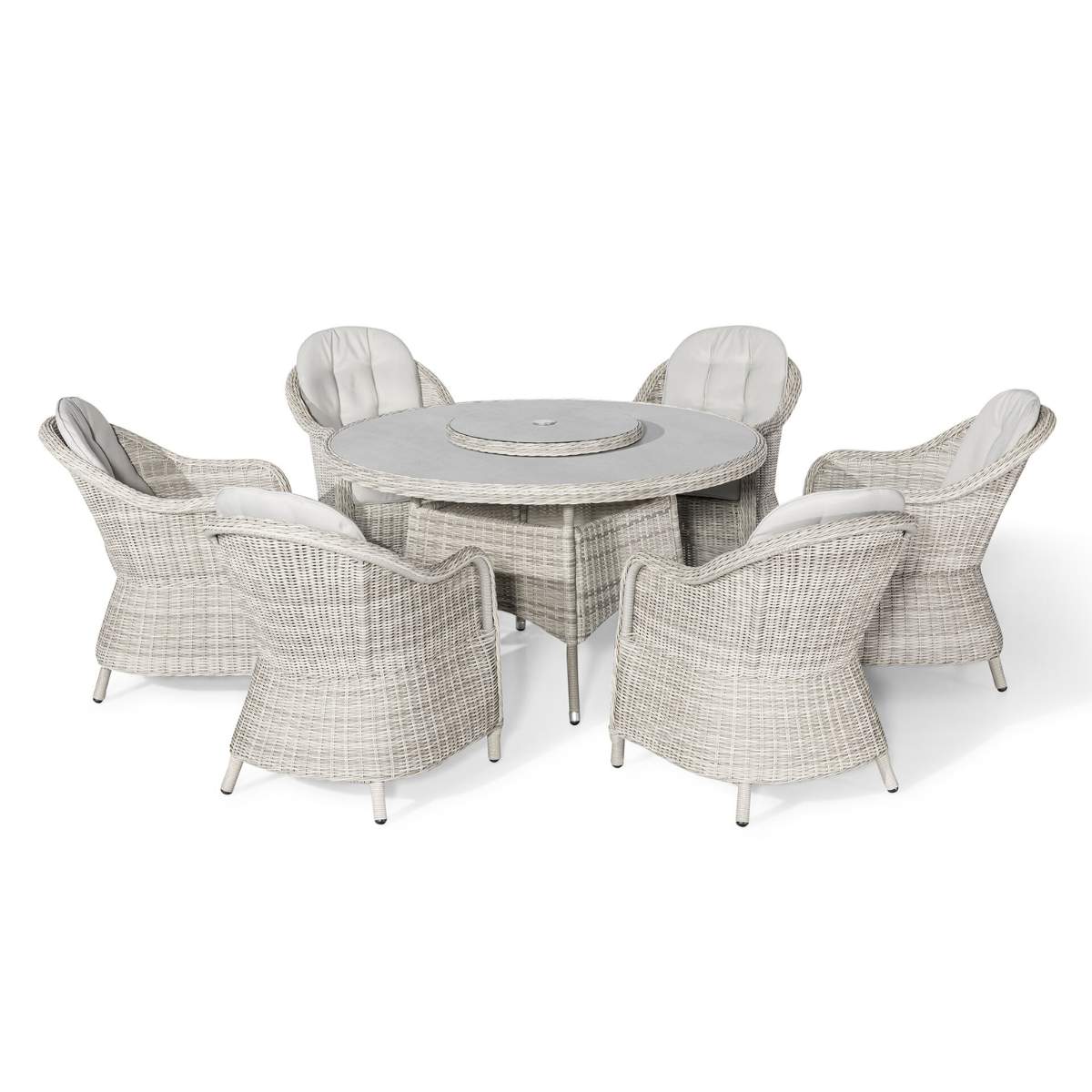 Maze Oxford 6 Seat Round Dining Set