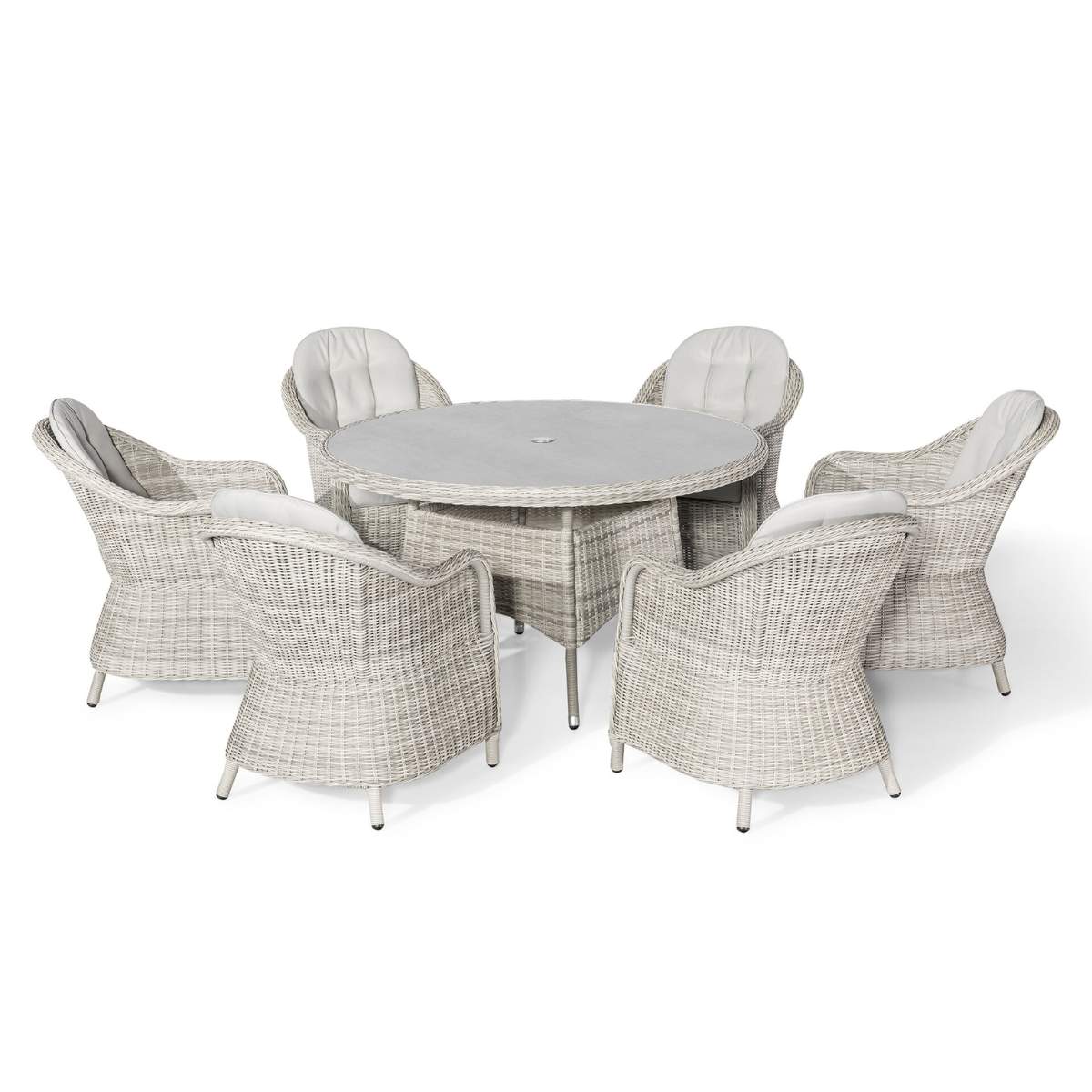 Maze Oxford 6 Seat Round Dining Set