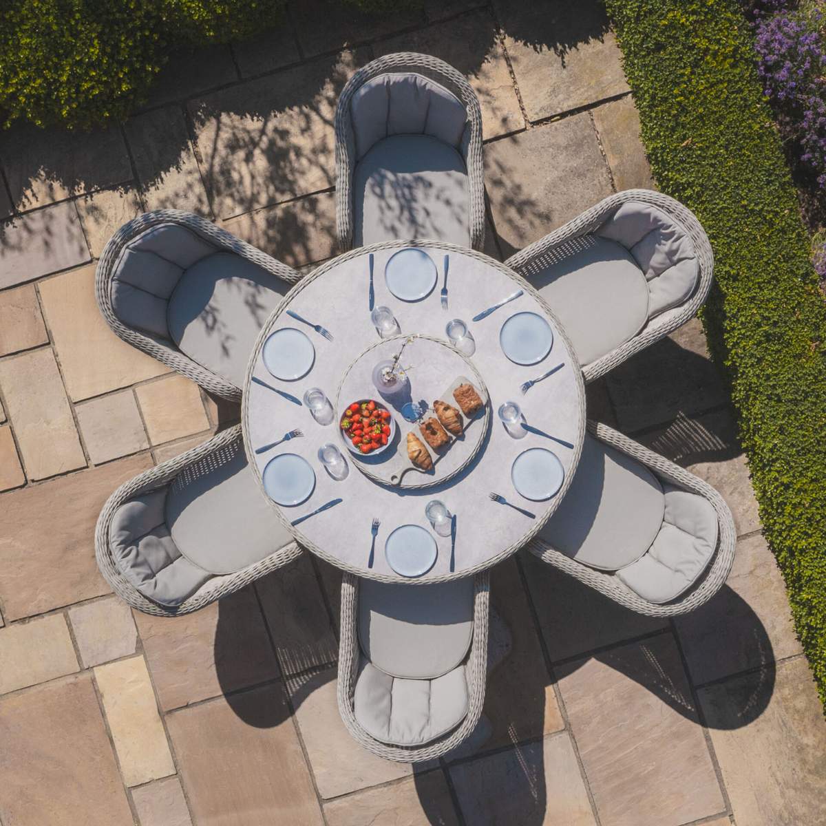 Maze Oxford 6 Seat Round Dining Set
