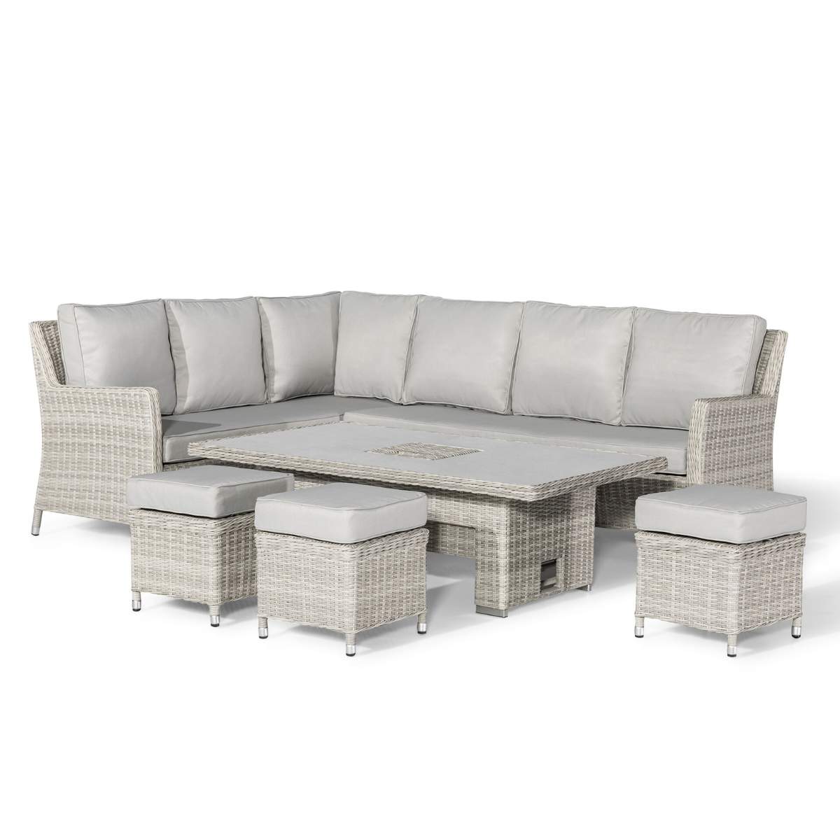 Maze Oxford Rattan Corner Dining Set