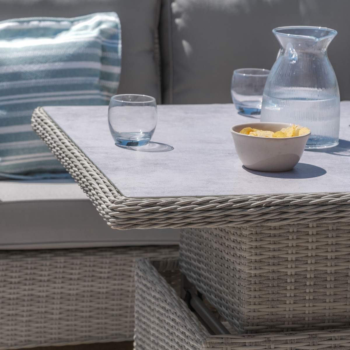 Maze Oxford Rattan Corner Dining Set