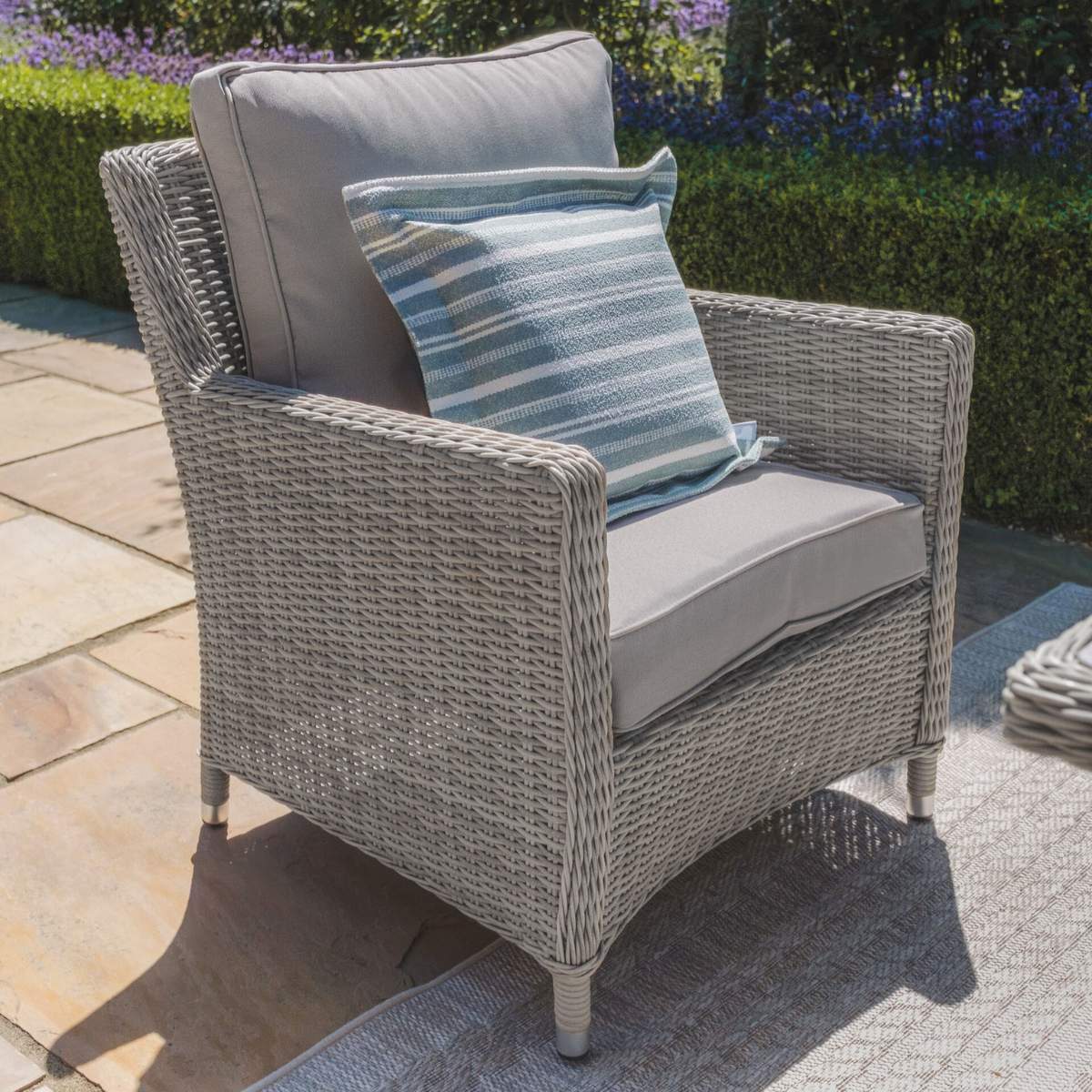 Maze Oxford Sofa Rattan Dining Set
