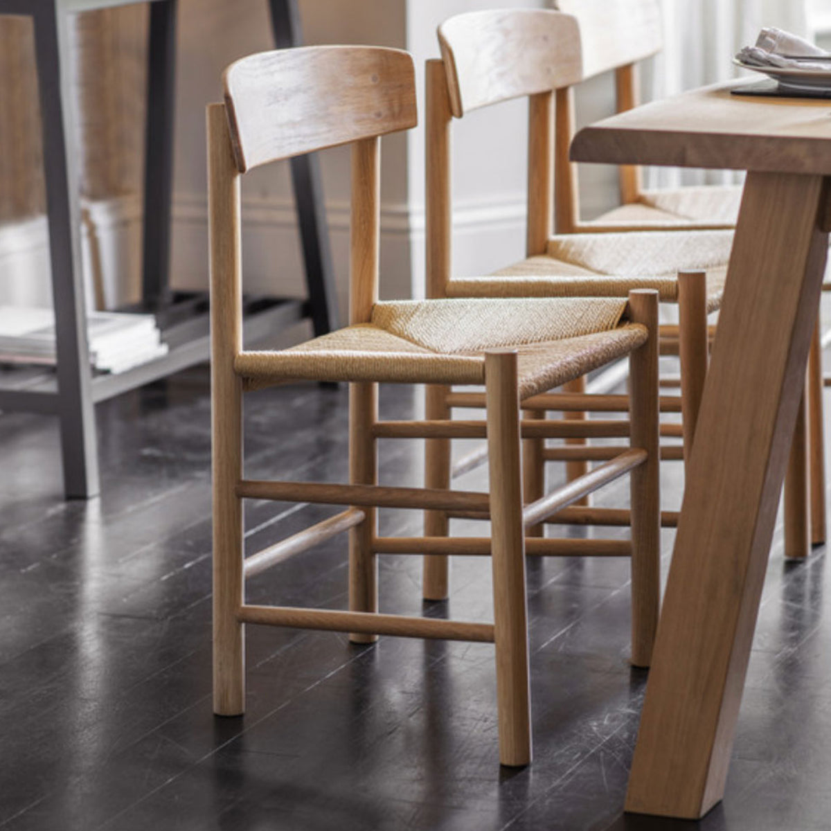 Garden Trading Longworth Dining Chairs - Set of 2 - Natural