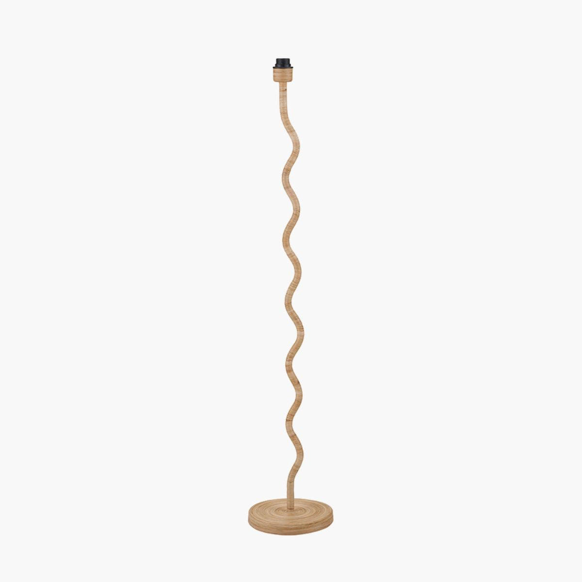 Pacific Lifestyle Palau Rattan Wave Floor Lamp Base