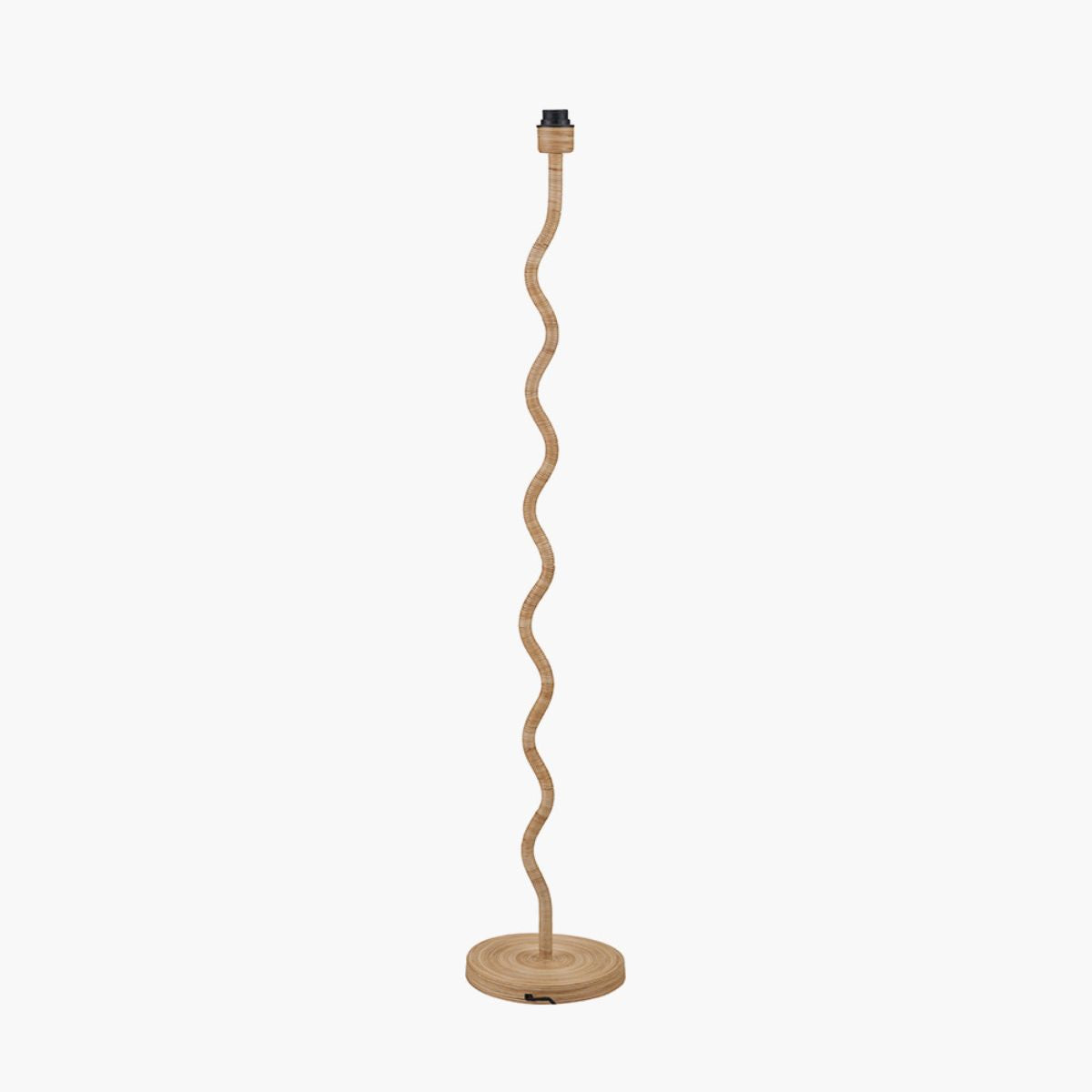 Pacific Lifestyle Palau Rattan Wave Floor Lamp Base