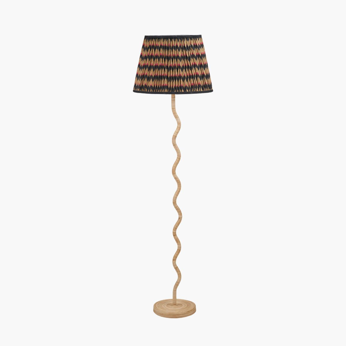 Pacific Lifestyle Palau Rattan Wave Floor Lamp Base