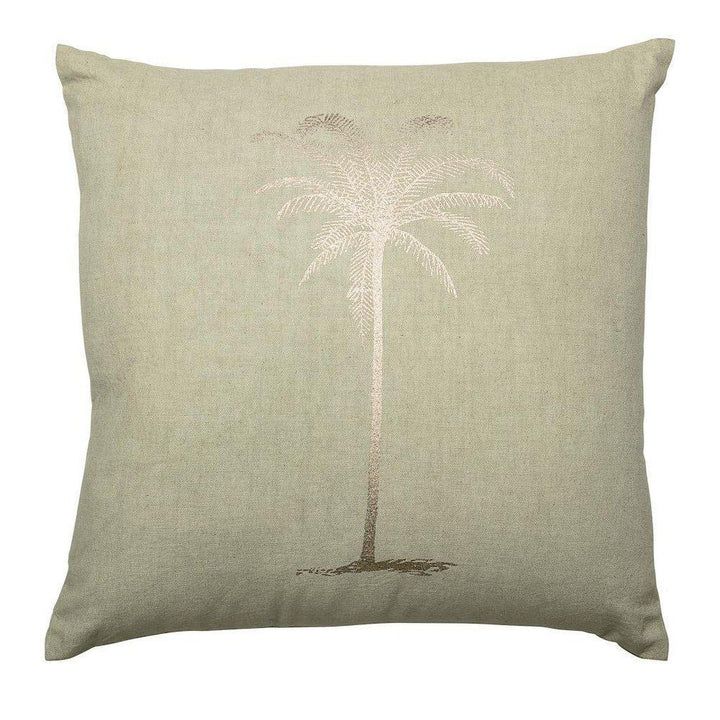 Palm Tree Cushion - Green-Beaumonde
