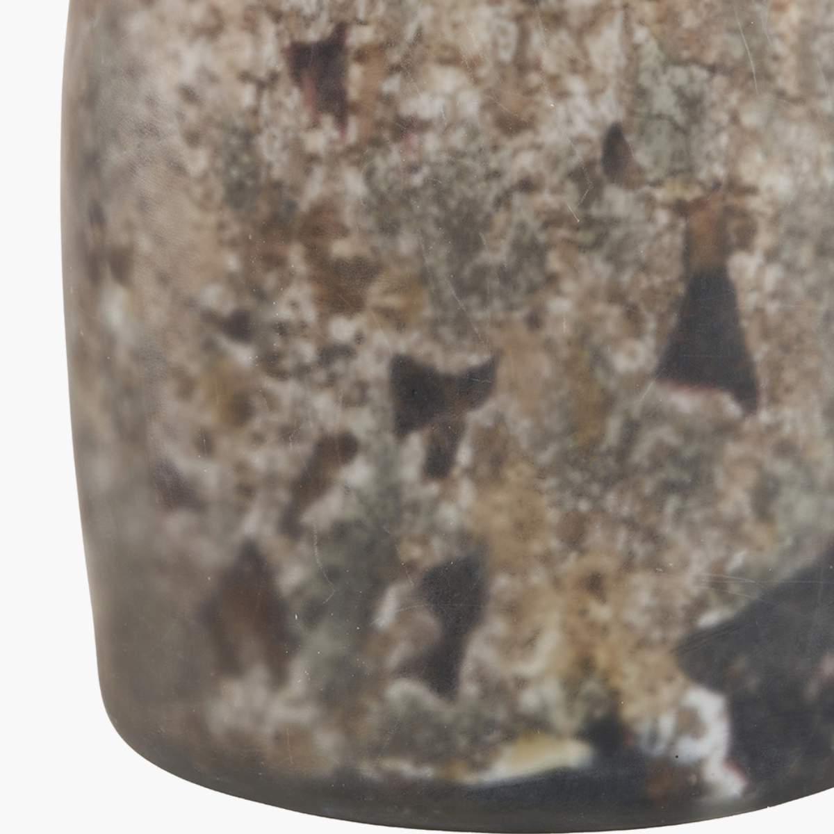 Pacific Lifestyle Palmino Brown Organic Glass Bottle Table Lamp