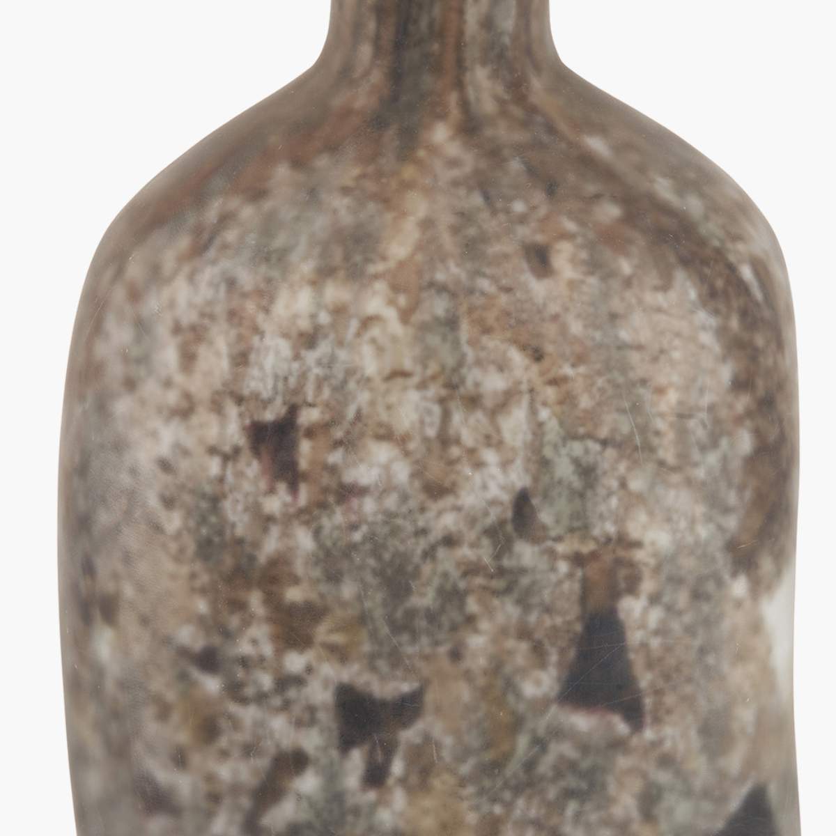 Pacific Lifestyle Palmino Brown Organic Glass Bottle Table Lamp