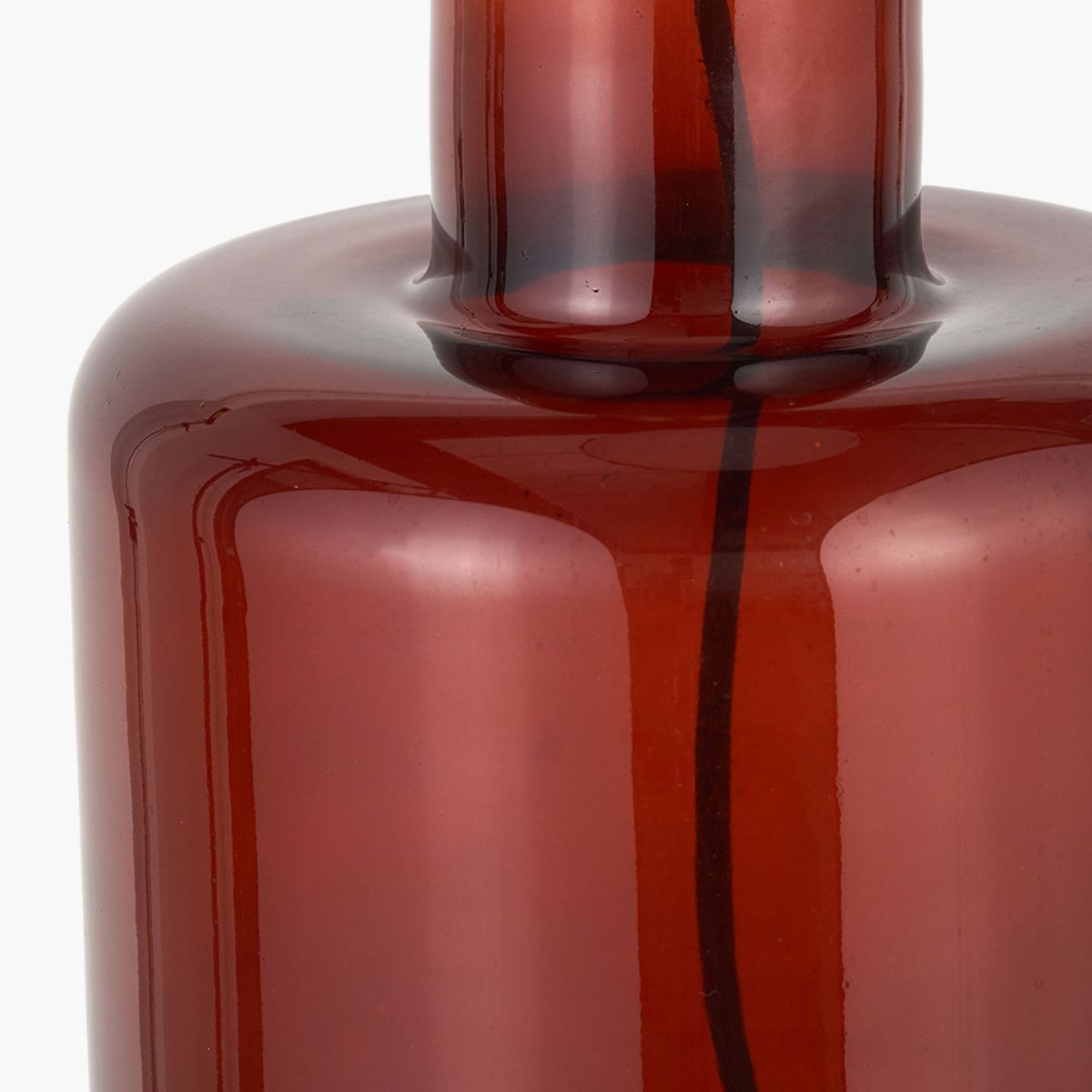 Pacific Lifestyle Palmo Amber Glass Bottle Table Lamp Base