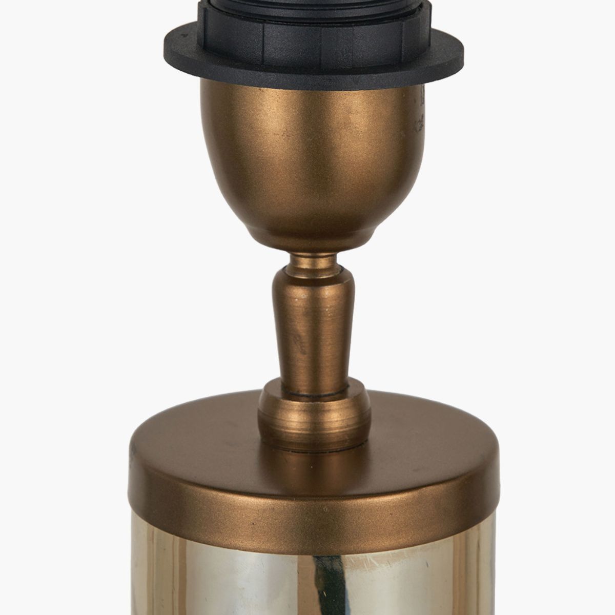 Pacific Lifestyle Palmo Smoke Lustre Glass Bottle Table Lamp Base