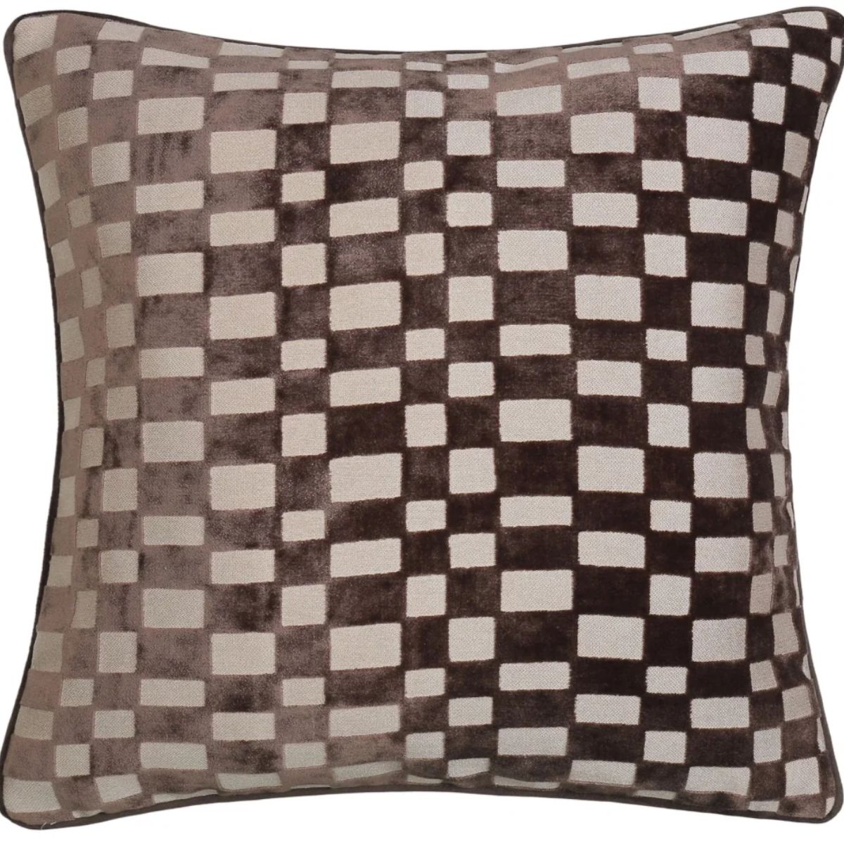 Paul Moneypenny Modblock Choc Cushion