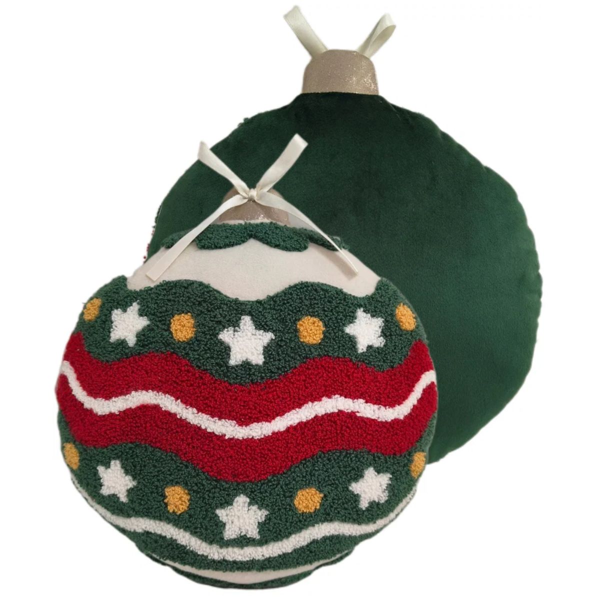 Paul Moneypenny Round Festiveballs Cushion
