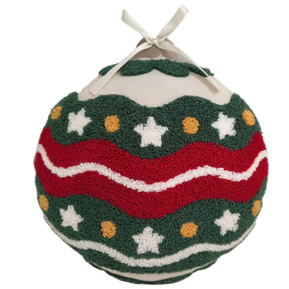 Paul Moneypenny Round Festiveballs Cushion