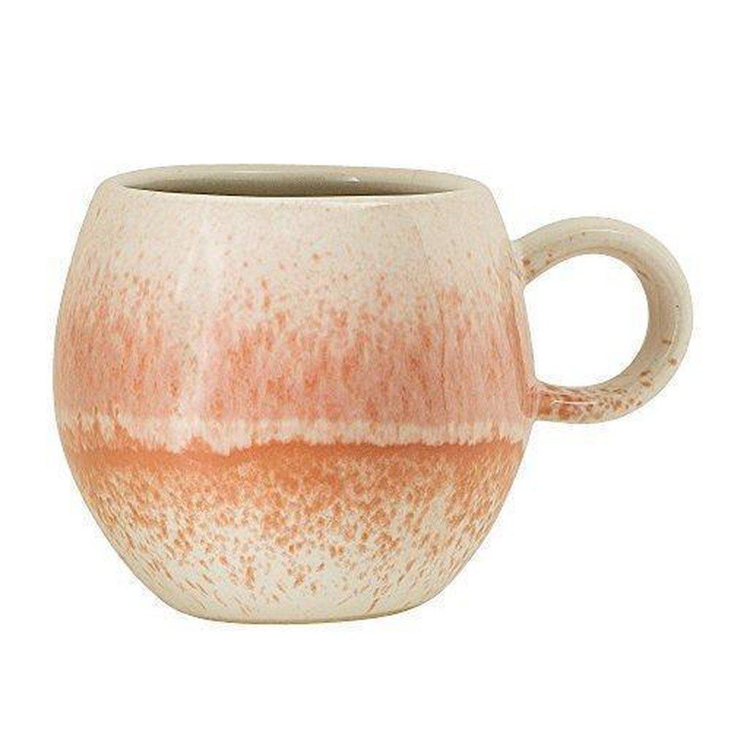 Paula Stoneware Mug - Coral-Beaumonde