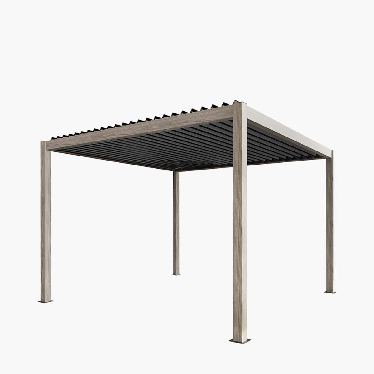 Pacific Lifestyle Pavillo Teak 3.5m x 3.5m Pergola, Delivery and Installation