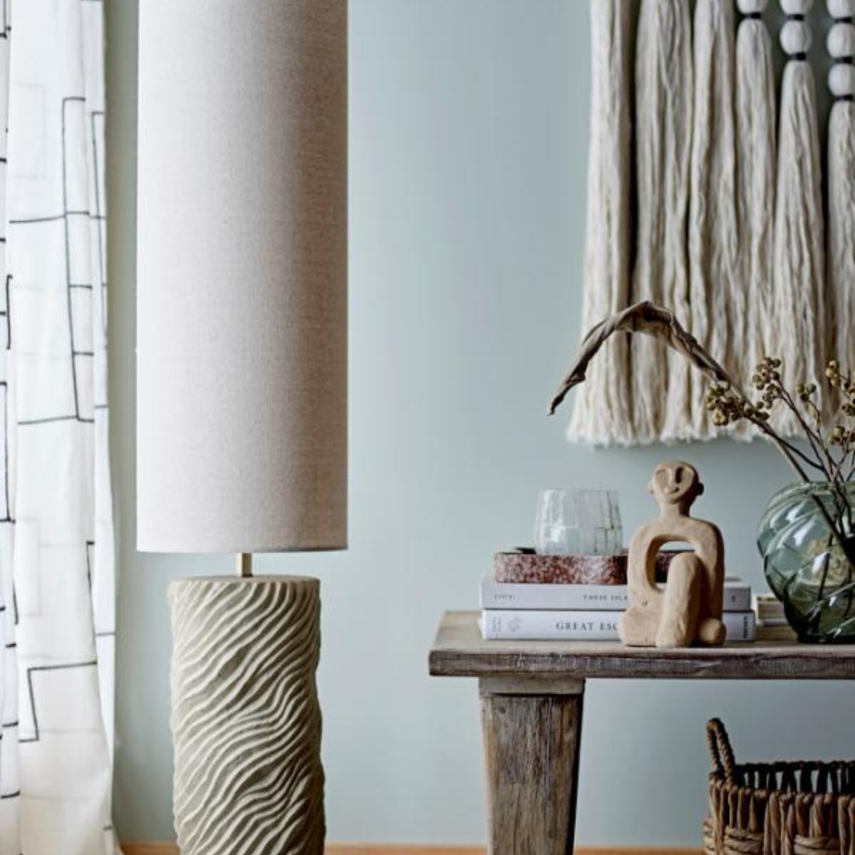Bloomingville Payah Floor Lamp - Stone