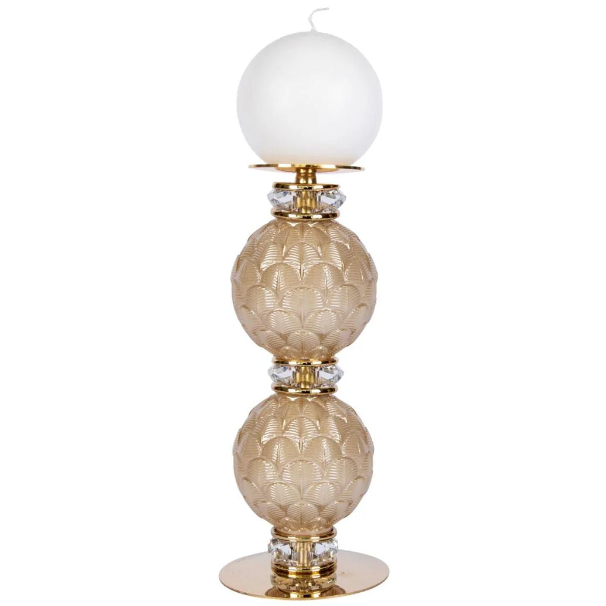 Villari Peacock Candle Holder