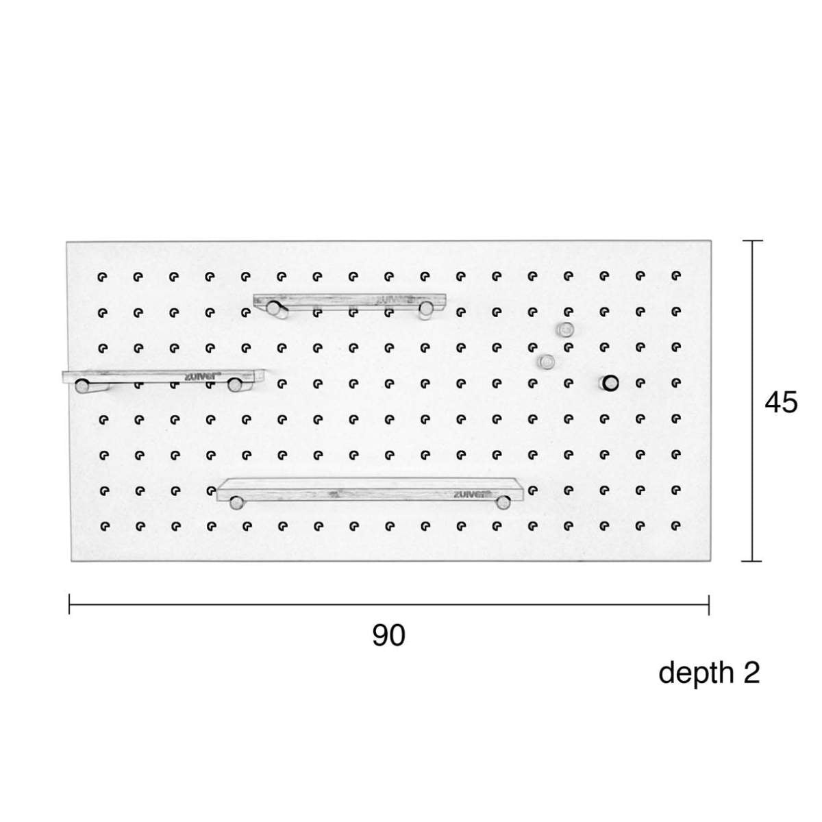 Zuiver Pegboard Bundy
