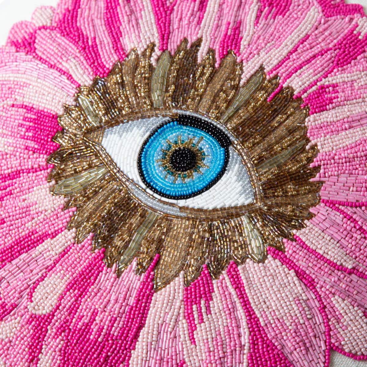 Jonathan Adler Petals Beaded Cushion