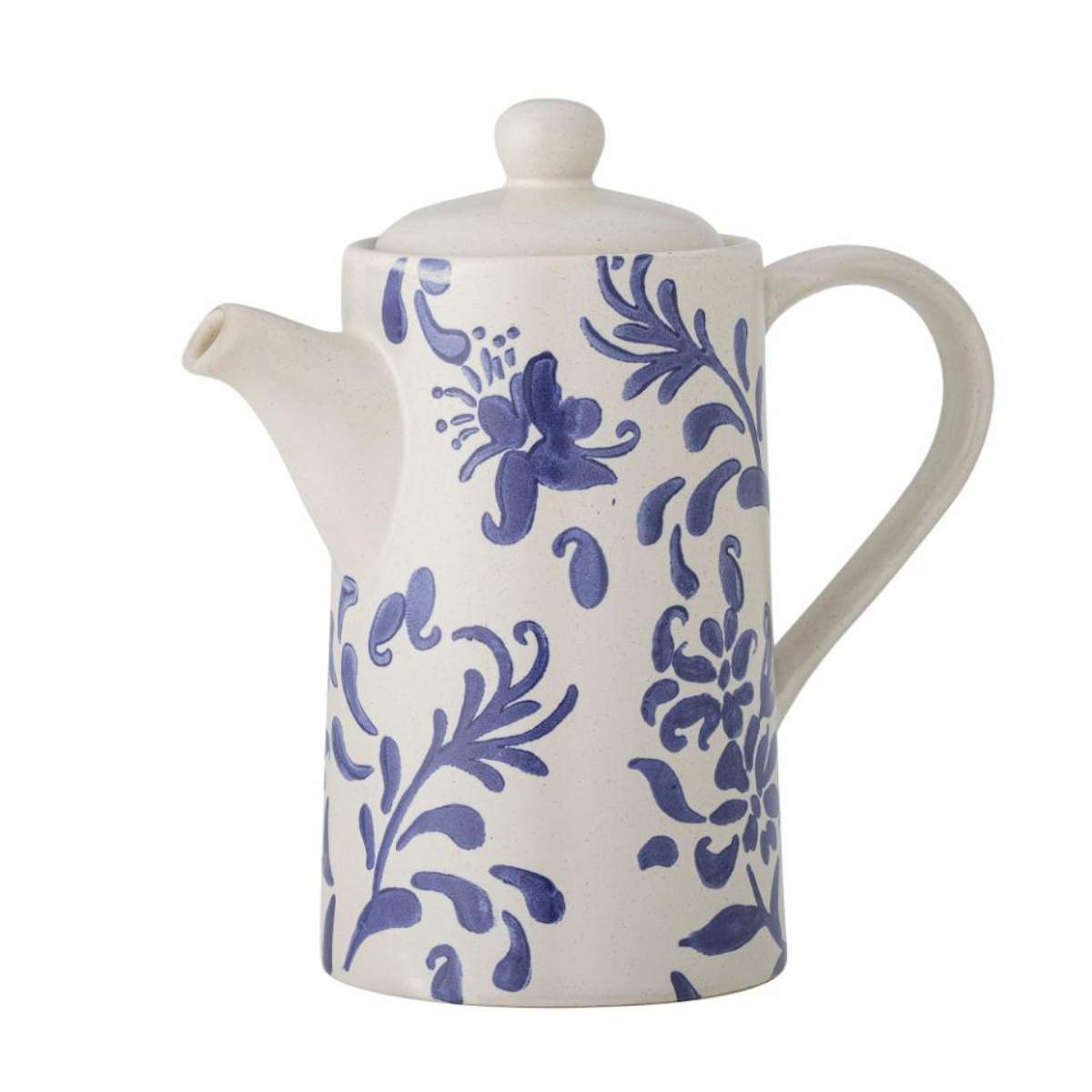 Bloomingville Petunia Teapot, Blue, Stoneware