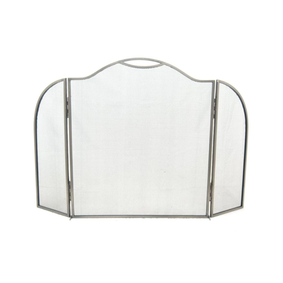 Ivyline Pewter Curved Surround Fire Screen H79.5cm W130cm