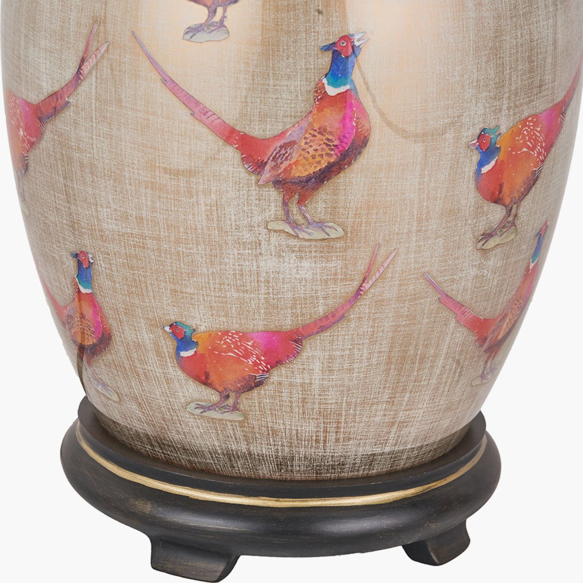 Jenny Worrall Pheasant Medium Glass Table Lamp Base