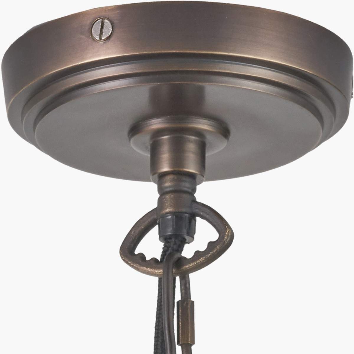 Pacific Lifestyle Piero Antique Bronze Metal 6 Arm Pendant