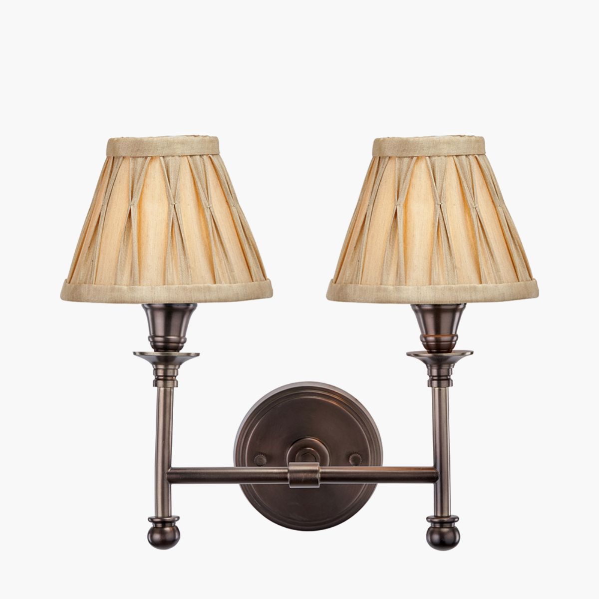 Pacific Lifestyle Piero Antique Bronze Metal Double Wall Light