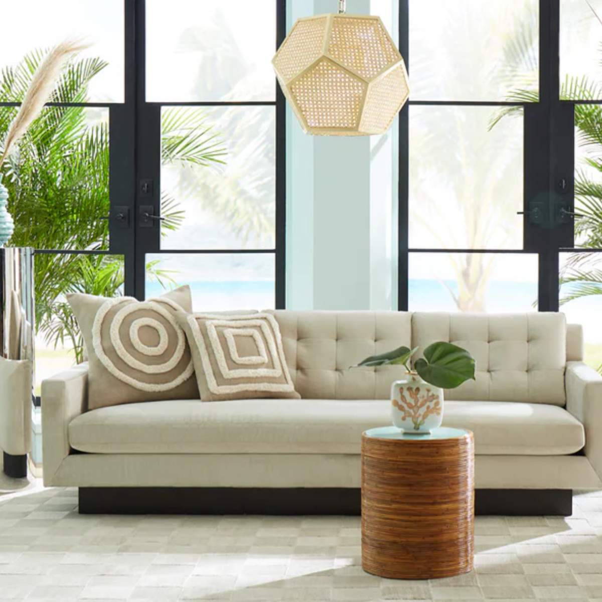 Jonathan Adler Pimlico Squares Cushion