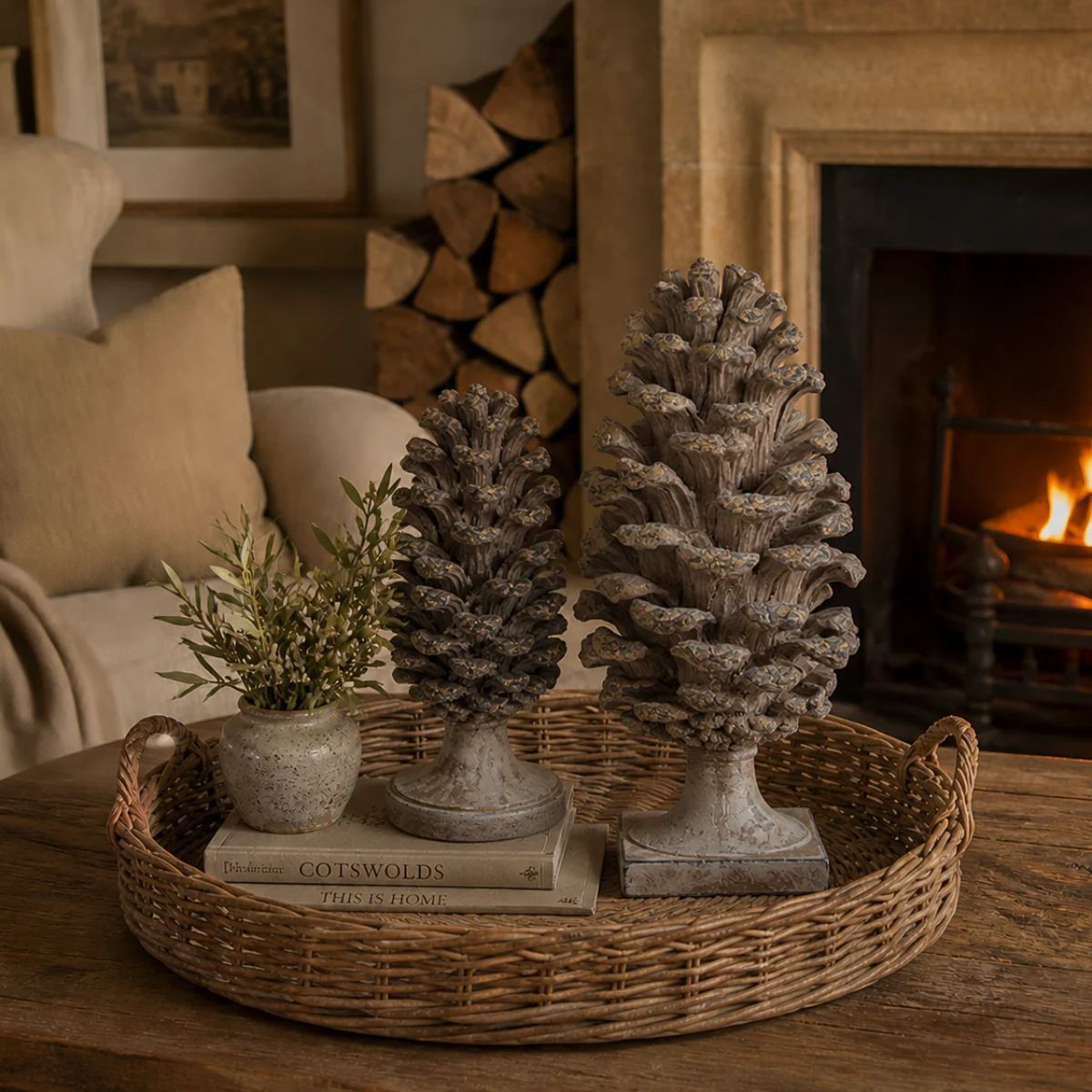 Mindy Brownes Pine Cone Decor