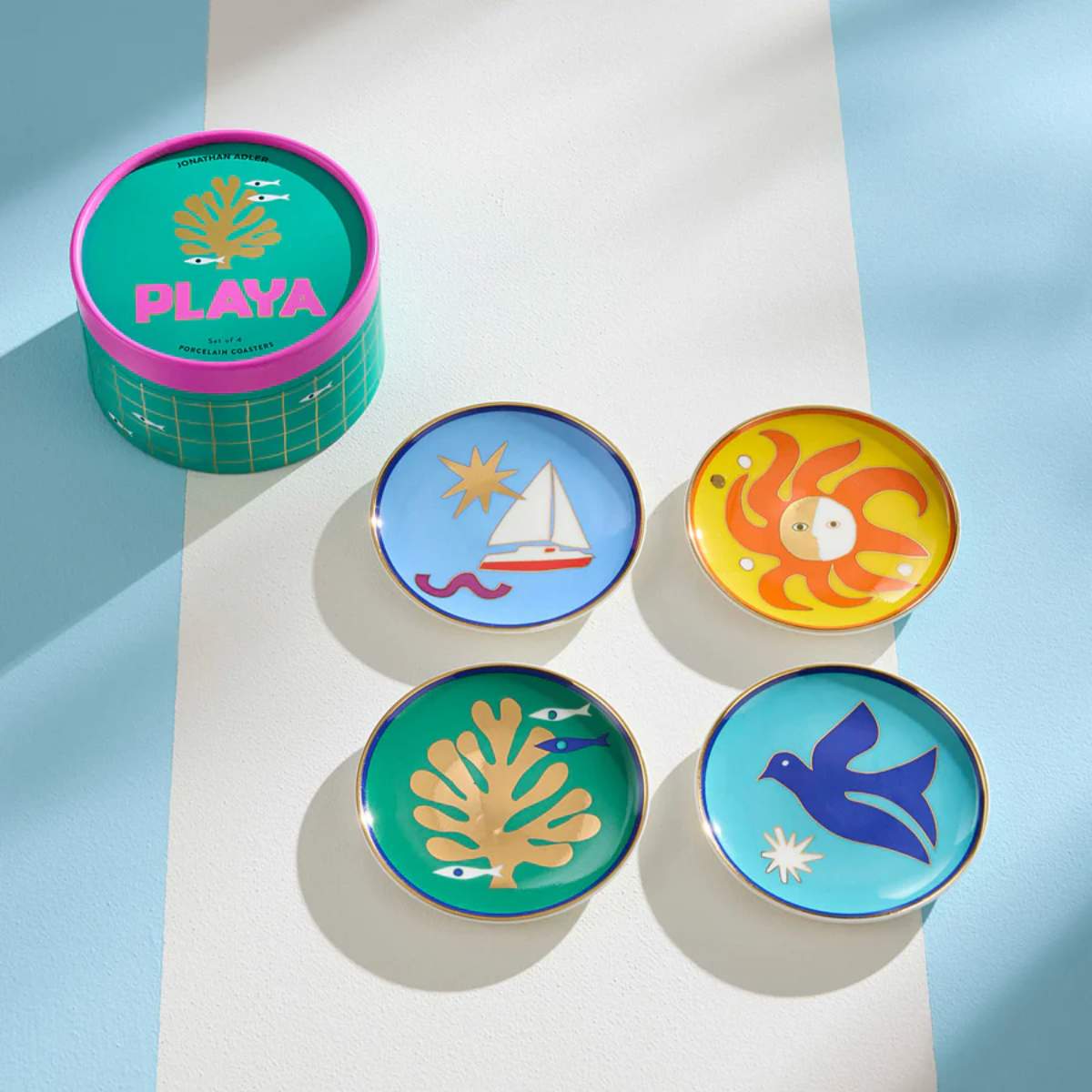 Jonathan Adler Playa Coasters