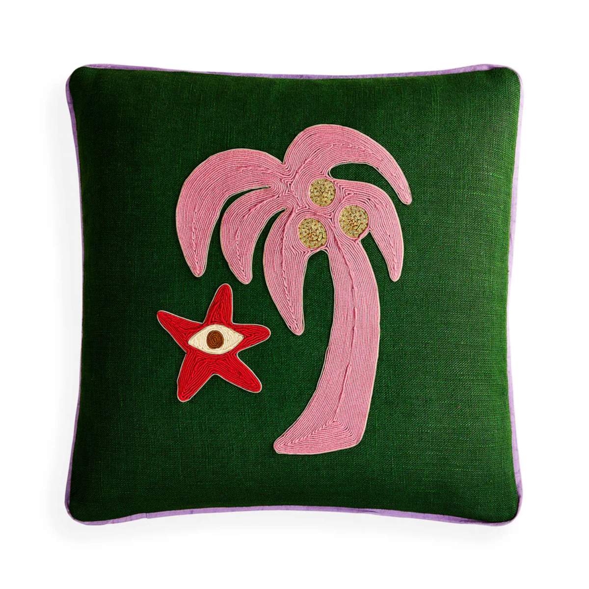 Jonathan Adler Playa Palm Tree Cushion