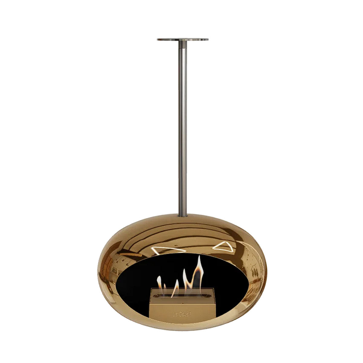Le Feu Sky Bio Ethanol Fireplace - Chromed Rose Gold