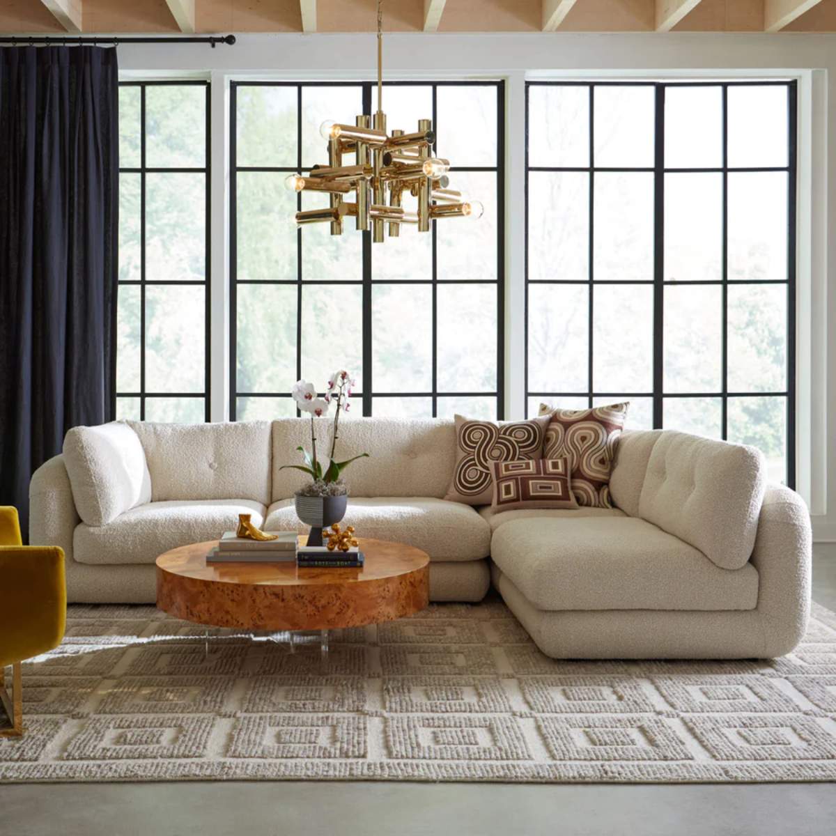 Jonathan Adler Pompidou 101.6cm Modular Armless Piece