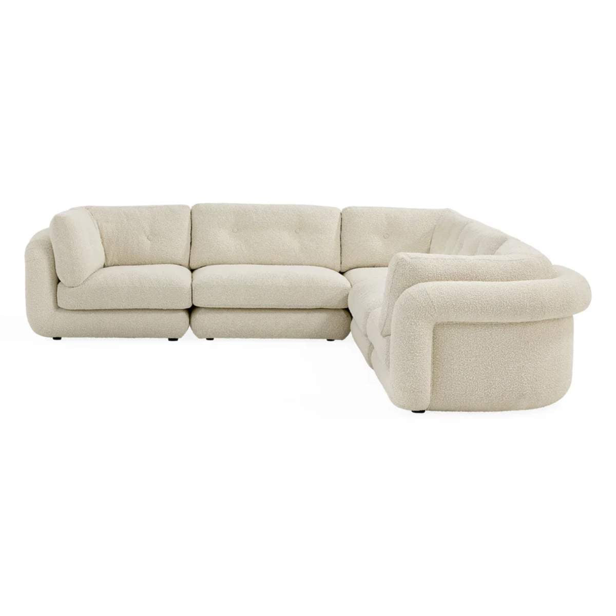 Jonathan Adler Pompidou 120" Modular Five-Piece Sectional