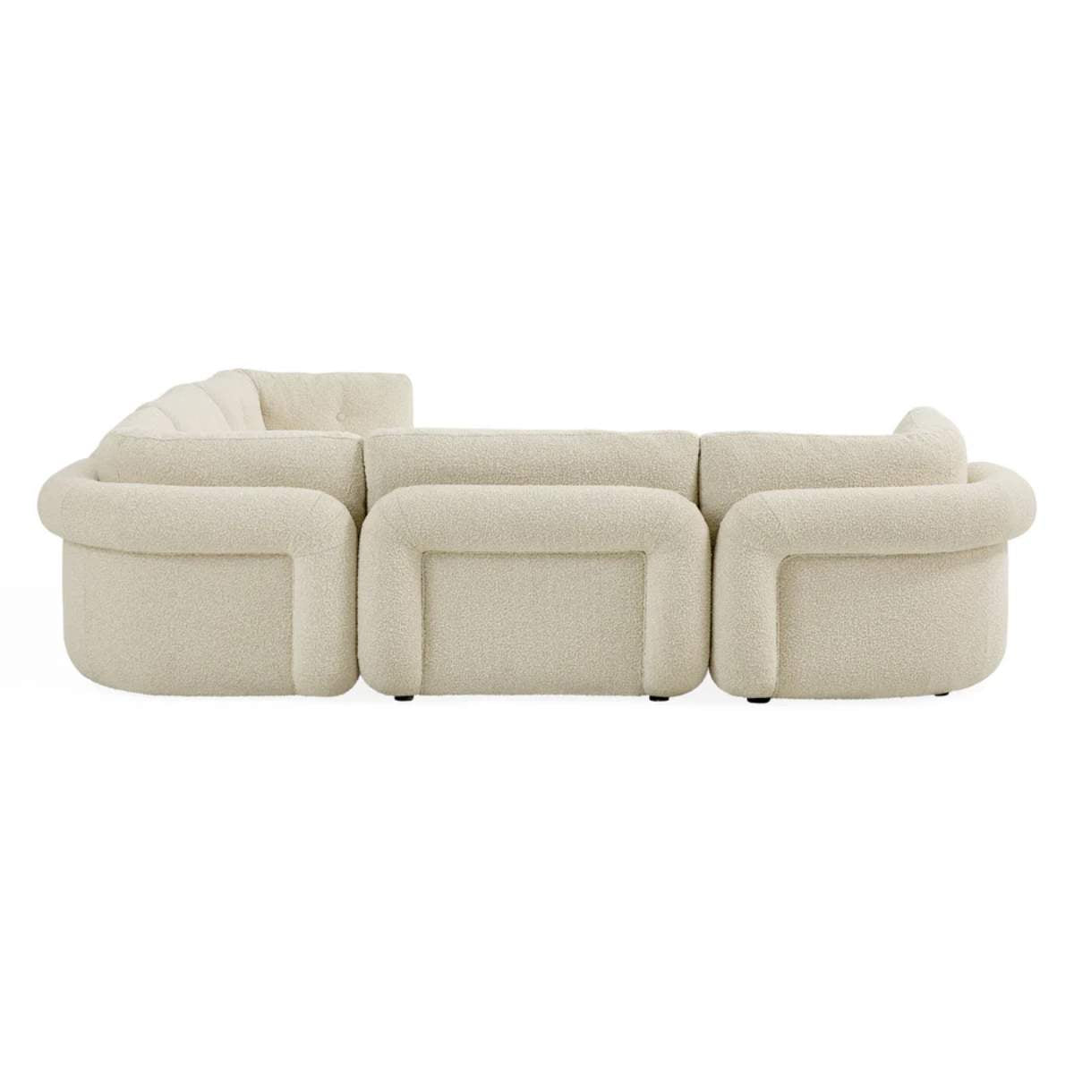Jonathan Adler Pompidou 120" Modular Five-Piece Sectional