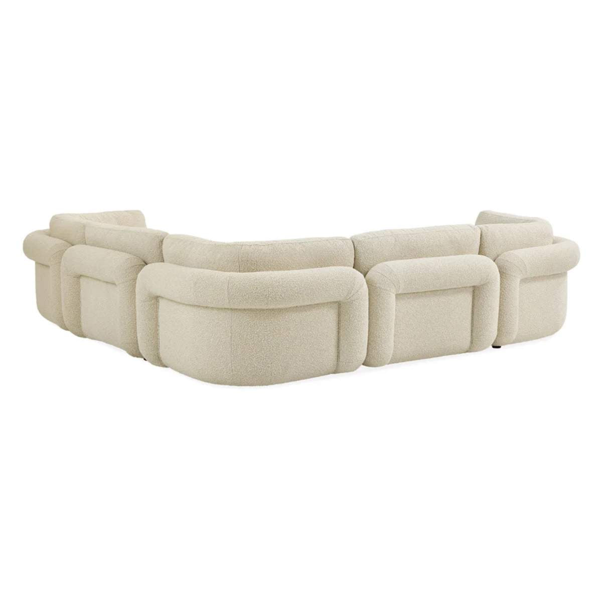 Jonathan Adler Pompidou 120" Modular Five-Piece Sectional
