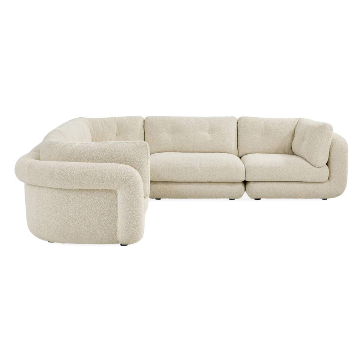 Jonathan Adler Pompidou 120" Modular Five-Piece Sectional