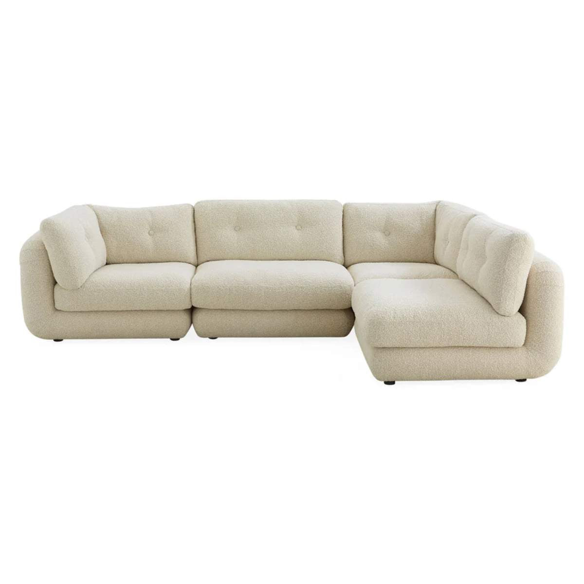 Jonathan Adler Pompidou 120" Modular Four-Piece Sectional