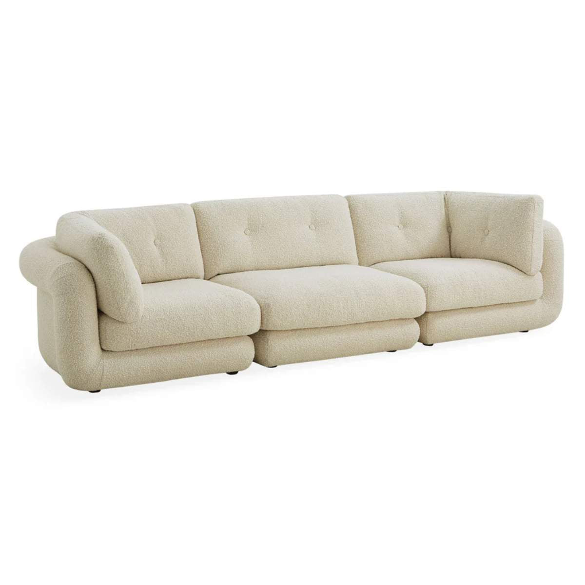 Jonathan Adler Pompidou 304.8cm Modular Three-Piece Sectional