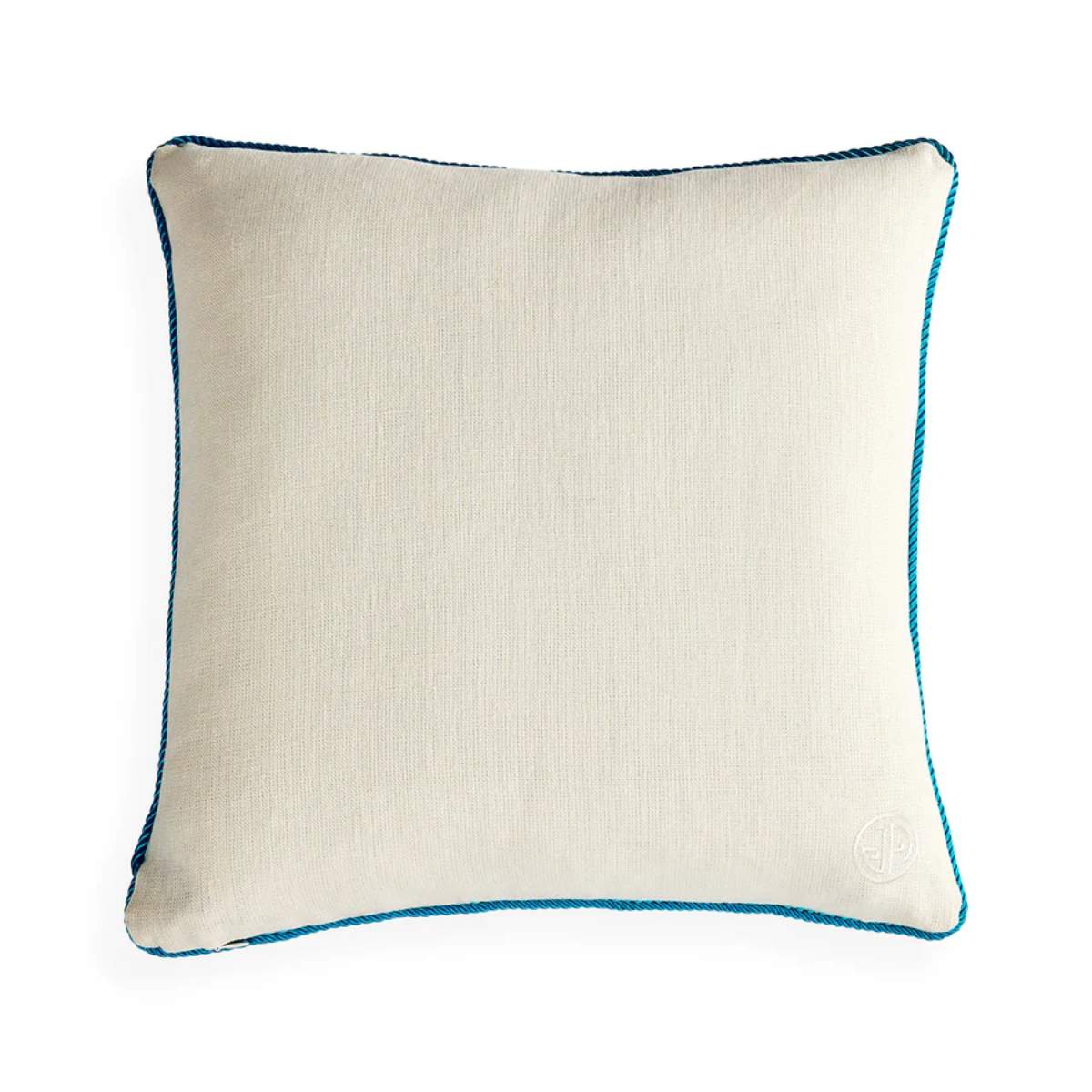 Jonathan Adler Pompidou Aqua Half Circles Cushion