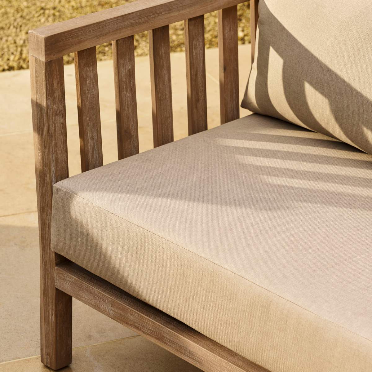 Garden Trading Porthallow 2 Seater Sofa Set Dark Natural