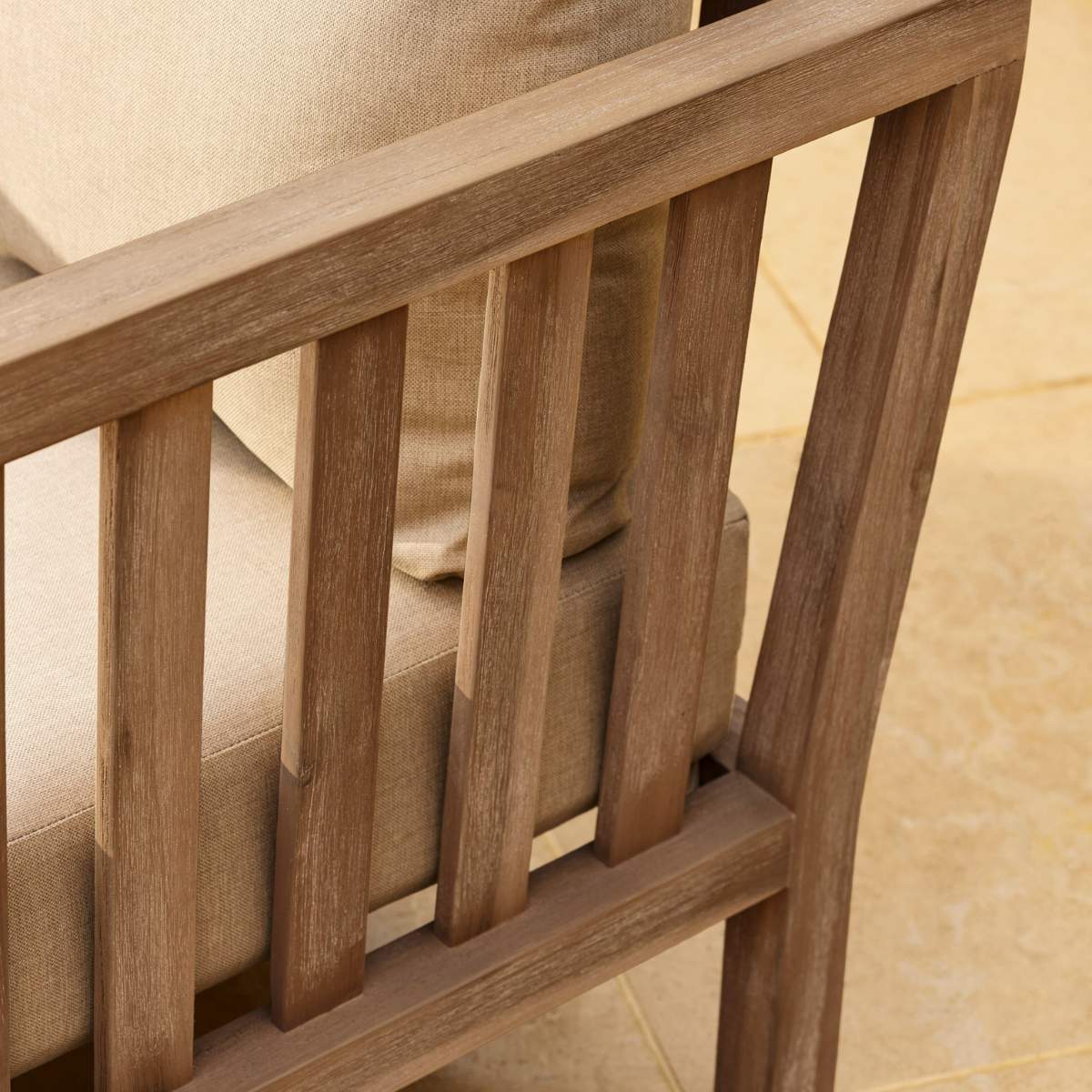 Garden Trading Porthallow 2 Seater Sofa Set Dark Natural