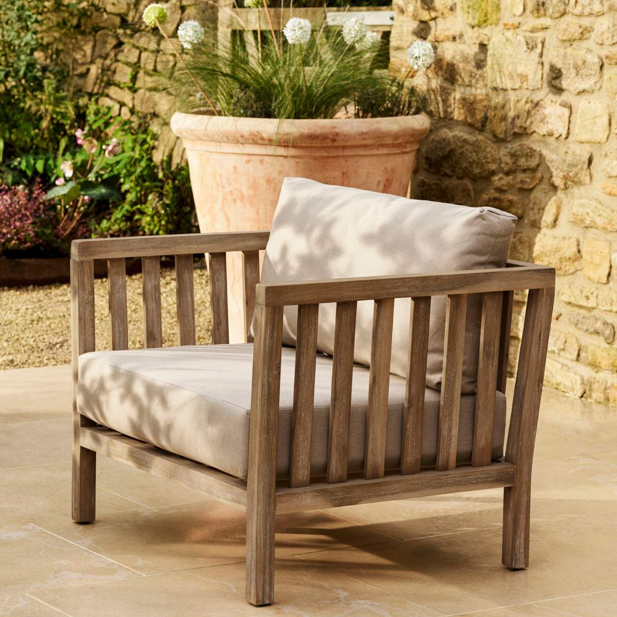 Garden Trading Porthallow 2 Seater Sofa Set Dark Natural