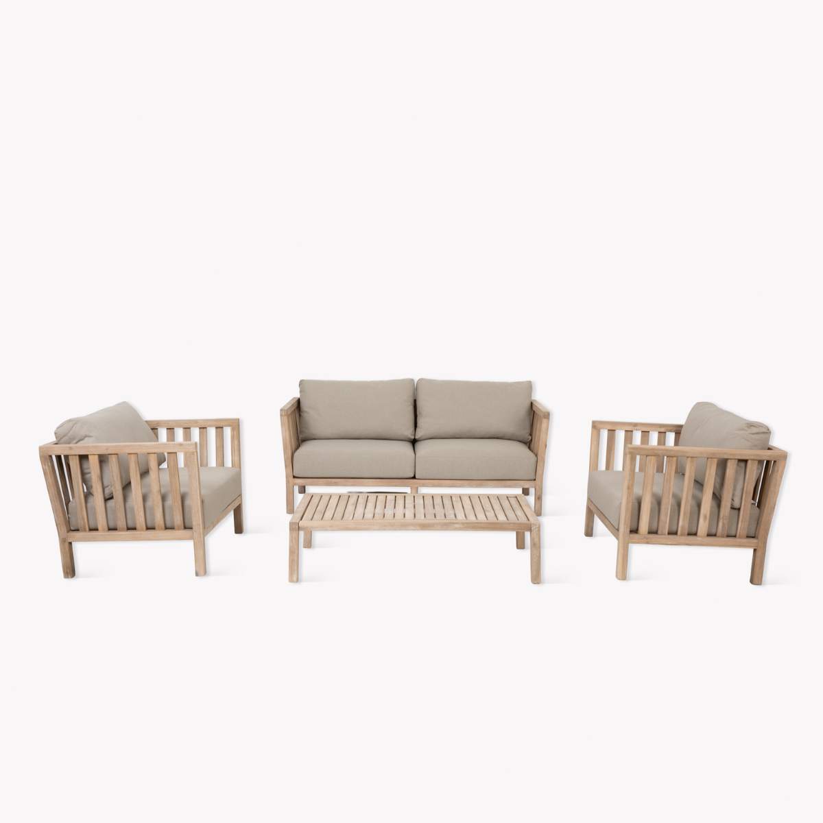 Garden Trading Porthallow 2 Seater Sofa Set Natural