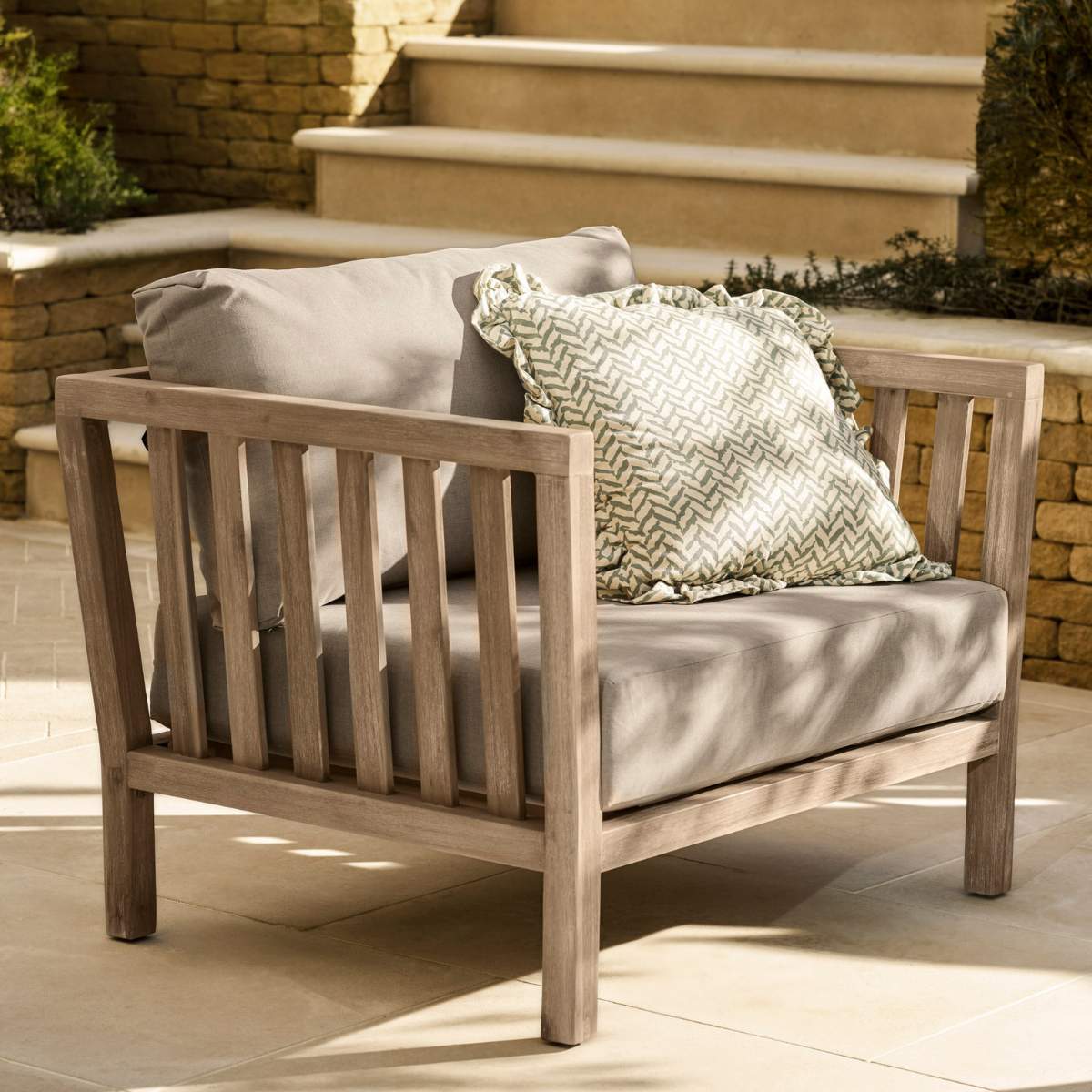 Garden Trading Porthallow 2 Seater Sofa Set Natural
