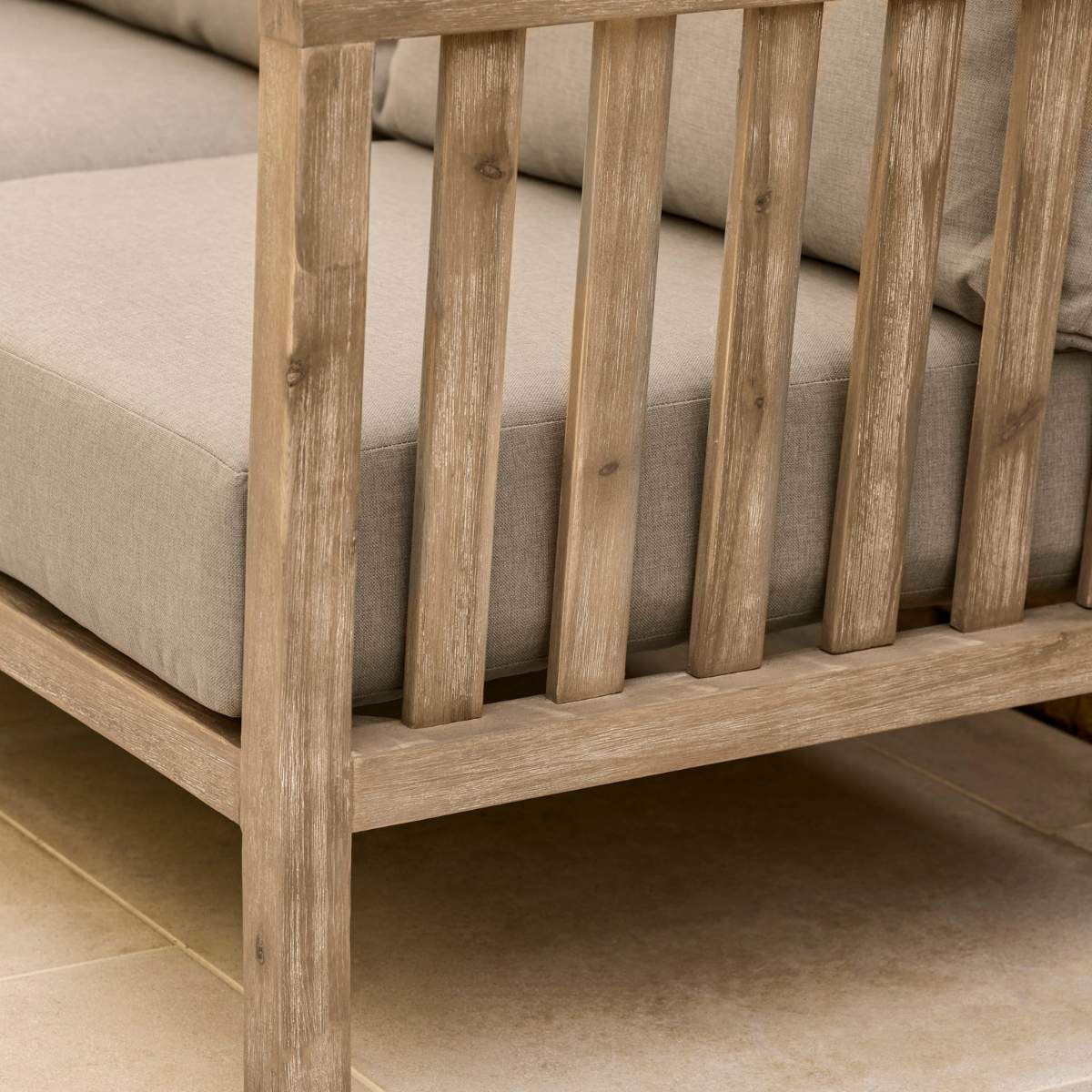 Garden Trading Porthallow 2 Seater Sofa Set Natural