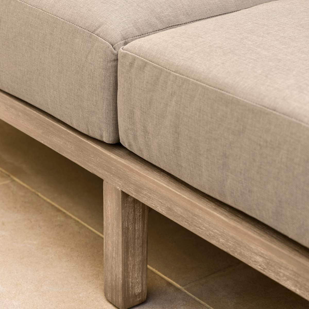 Garden Trading Porthallow 2 Seater Sofa Set Natural